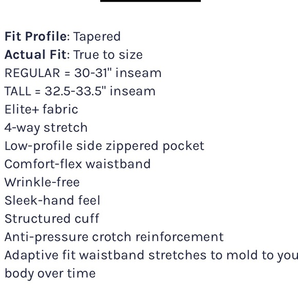 Bylt Men’s Premium Basics Stretch Knit Everyday Pant 2.0 In Dark Charcoal Size L - Picture 16 of 16